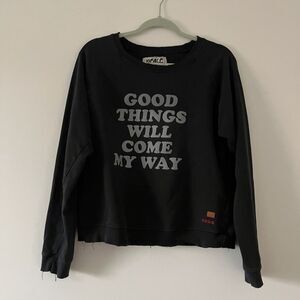 Peace Love World sweatshirt size medium